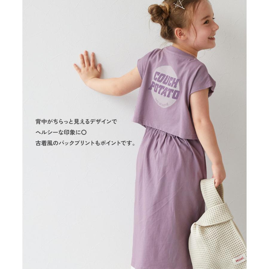 半袖ワンピース ワンピース バックデザイン 半袖ワンピース キッズ 子供服 女の子  デビロック devirock 25ss_ガールズトレンド | devirock | 14
