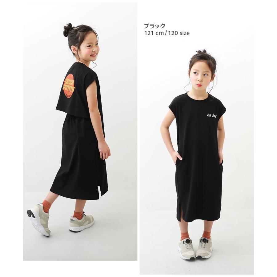 半袖ワンピース ワンピース バックデザイン 半袖ワンピース キッズ 子供服 女の子  デビロック devirock 25ss_ガールズトレンド | devirock | 16