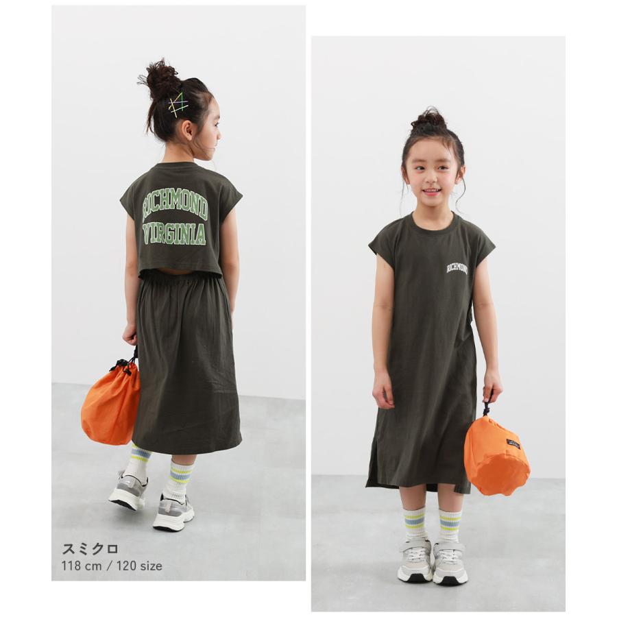 半袖ワンピース ワンピース バックデザイン 半袖ワンピース キッズ 子供服 女の子  デビロック devirock 25ss_ガールズトレンド | devirock | 18