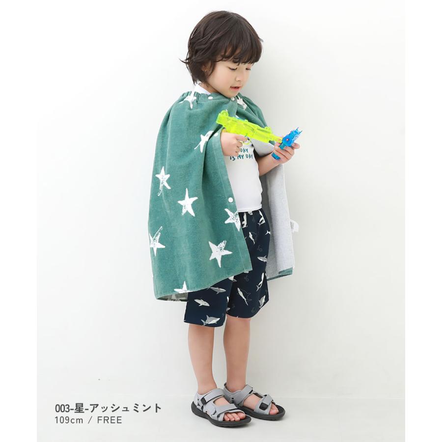タオル ラップタオル プールグッズ 水泳 海水浴 ラップタオル 60cm キッズ 子供服 男の子 女の子 デビロック devirock | devirock | 10