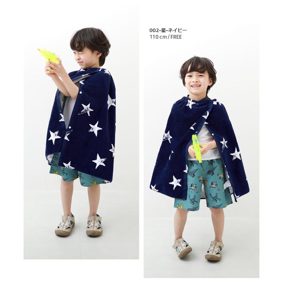 【綿100%】ラップタオル 60cm キッズ 子供服 男の子 女の子 水着 プールグッズ devirock デビロック | devirock | 08