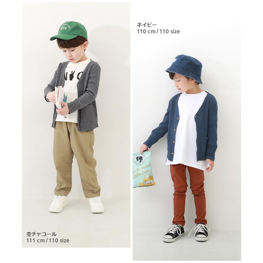 子供服 無地リブカーディガンキッズ 男の子 女の子 トップス カーディガン デビロック devirock | devirock | 20