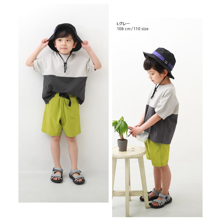 【アウトレットSALE/返品不可】子供服 水はじく 配色BIG半袖Tシャツ(撥水) キッズ 男の子 女の子 半袖Tシャツ Tシャツ トップス 半袖 devirock デビロック｜devirockstore｜16