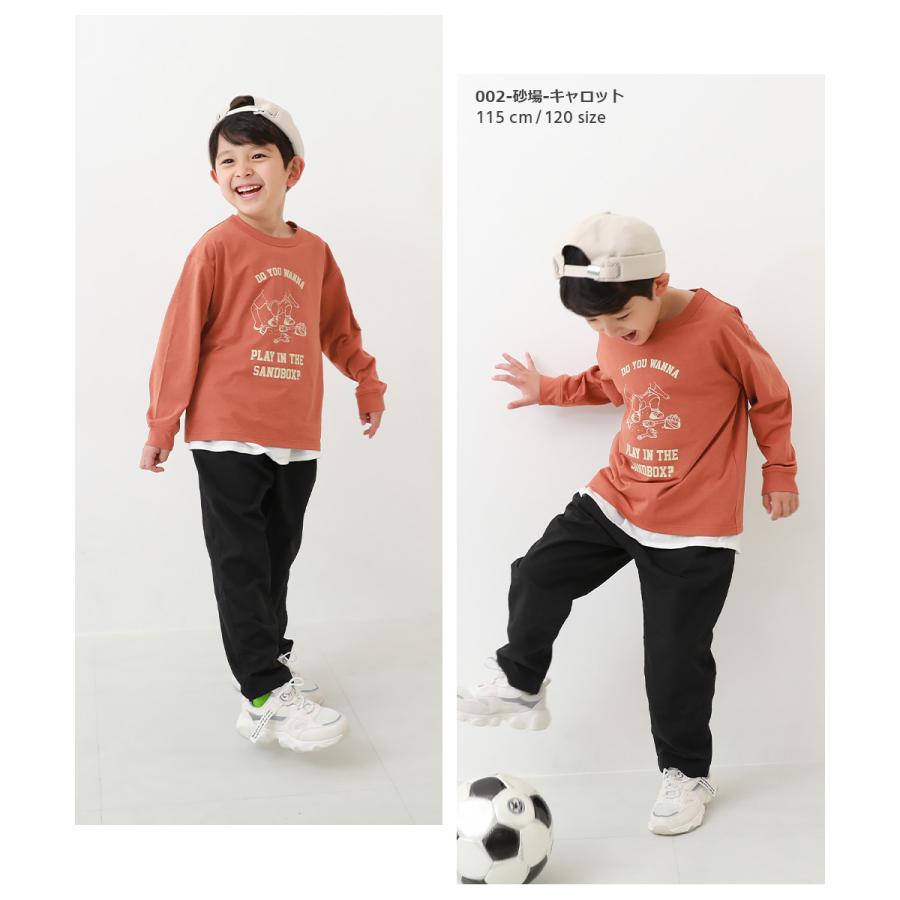 【アウトレットSALE /返品不可】子供服 防汚 デビラボ プリント 長袖Tシャツ キッズ ベビー 男の子 女の子 長袖Tシャツ ロンT トップス｜devirockstore｜20