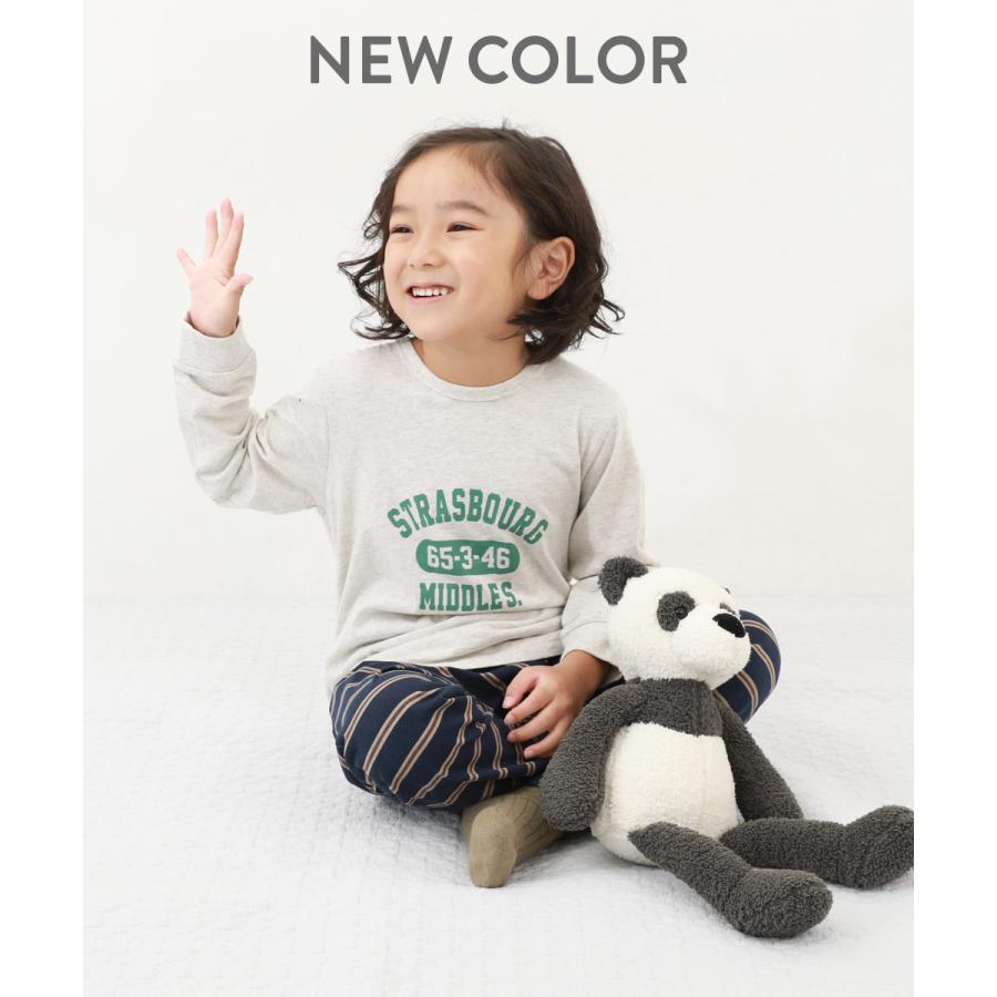 綿100% ボーイズ 裾リブ 長袖パジャマ 綿100% ボーイズ 子供服 女の子 男の子 120 130 140 150 160 ルームウェア 長袖ルームウェア デビロック devirock | devirock | 17