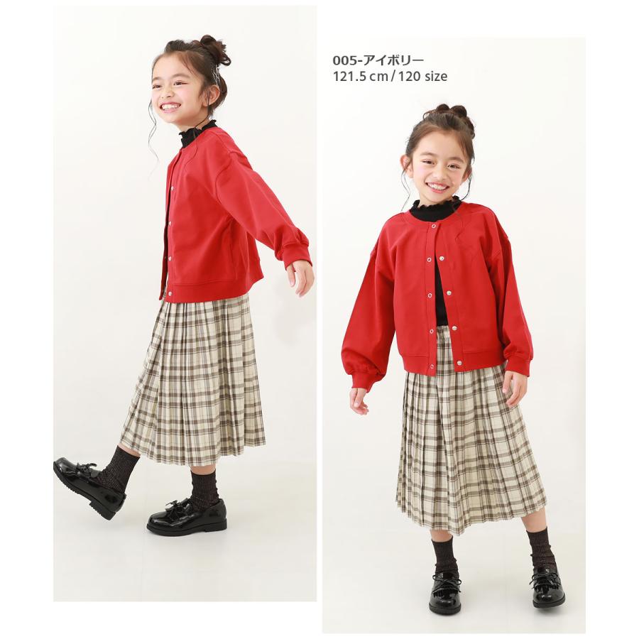 子供服 チェック柄 プリーツ ロングスカートキッズ 女の子 ボトムス スカート ロングスカート デビロック devirock｜devirockstore｜16