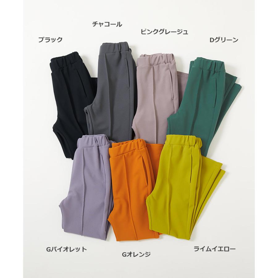 パンツ キッズ フレアパンツ ピンタック ガールズ 子供服 女の子 長ズボン ボトムス ロングパンツ デビロック devirock | devirock | 08