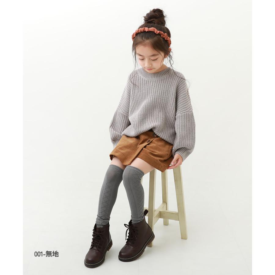 靴下 2足セット ニーハイソックス キッズ 子供服 女の子  デビロック devirock | devirock | 08