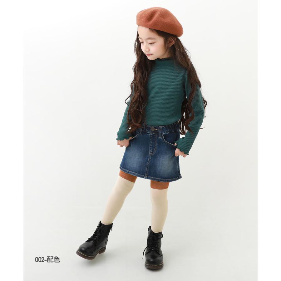 靴下 2足セット ニーハイソックス キッズ 子供服 女の子  デビロック devirock | devirock | 09