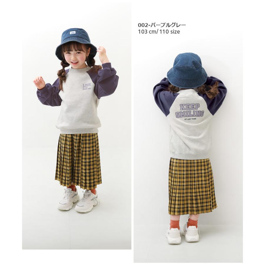 子供服 バックプリント ラグラントレーナーキッズ 女の子 トップス パーカー トレーナー デビロック devirock｜devirockstore｜12