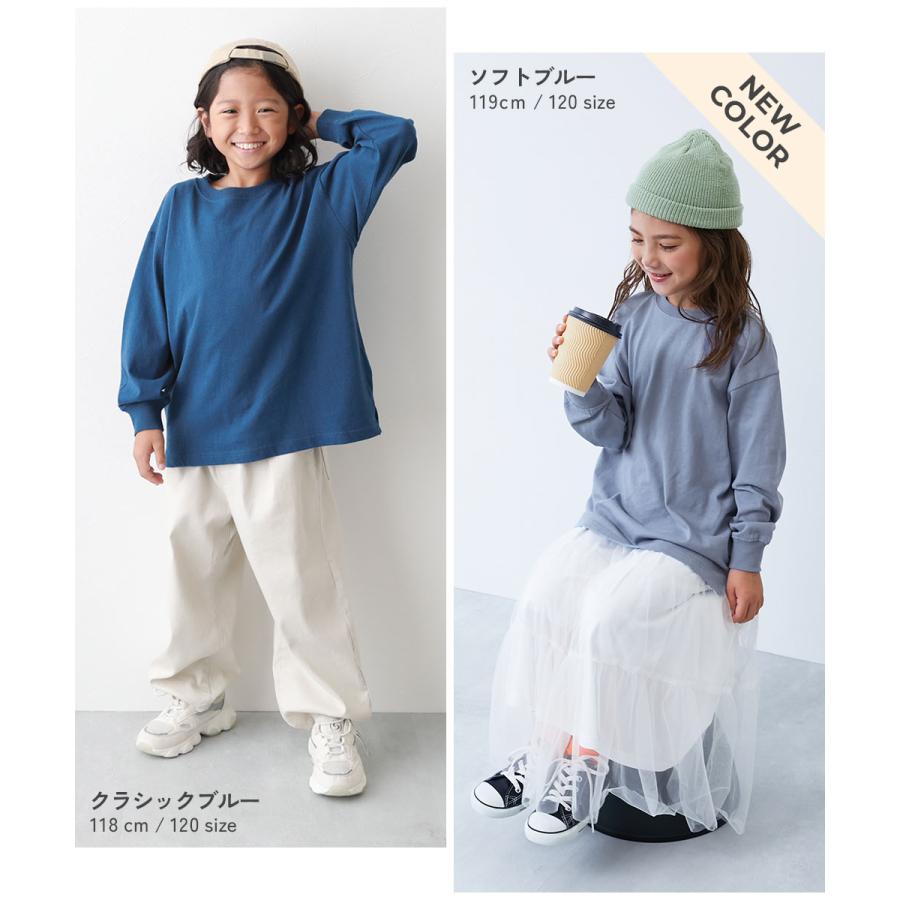 devirock ロンT トップス 綿100% お洗濯してもよれにくい 無地