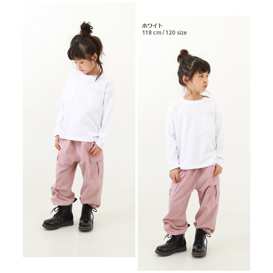 子供服 無地 ポケット付き クルーネック 長袖Tシャツキッズ ベビー 男の子 女の子 トップス 長袖Tシャツ ロンT デビロック devirock｜devirockstore｜17