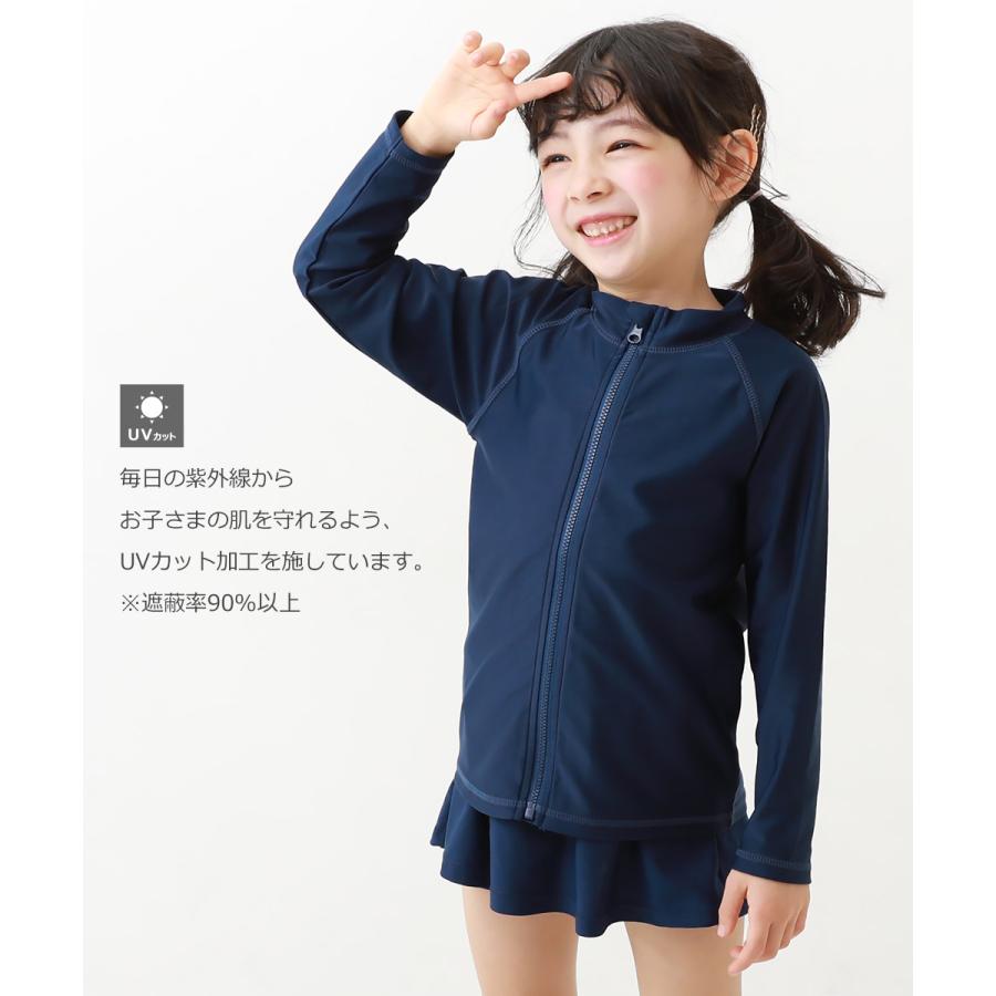 子供服 女児ワンピーススクール水着キッズ 女の子 スクールウェア スクール水着 デビロック devirock｜devirockstore｜05