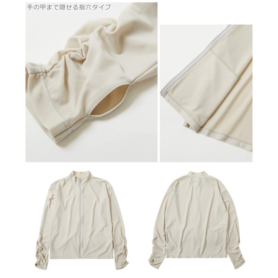 子供服 大人 袖シャーリング 長袖ジップラッシュガードキッズ 女の子 水着 プールグッズ 長袖ラッシュガード デビロック devirock | devirock | 14