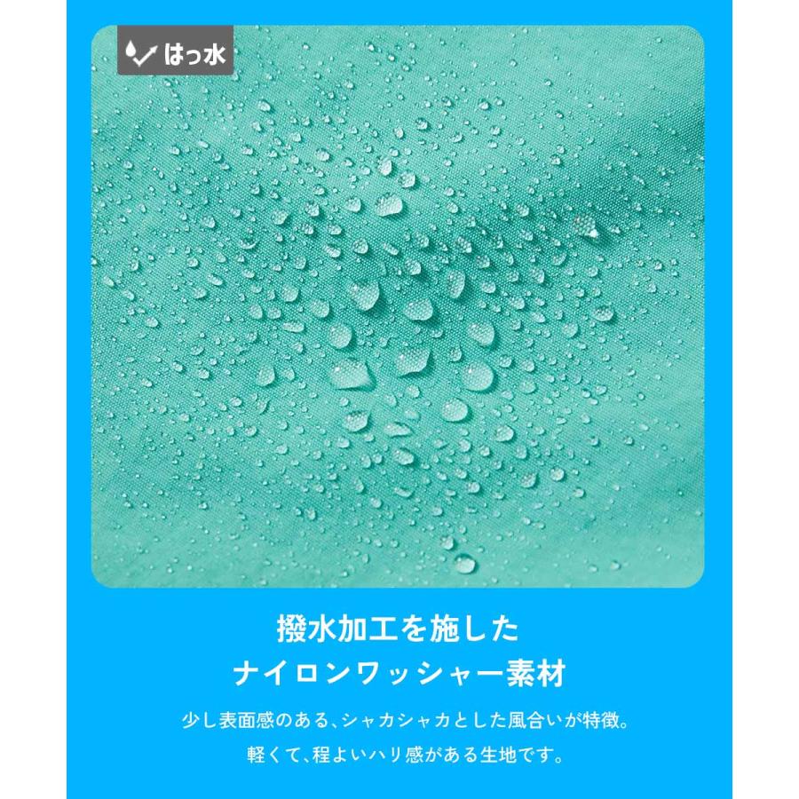 半ズボン 短パン ウエストゴム ハーフパンツ ボトムス 【水はじく】撥水ナイロン ショートパンツ(水陸両用) キッズ  デビロック 26ss_水はじく 爆買 | devirock | 17