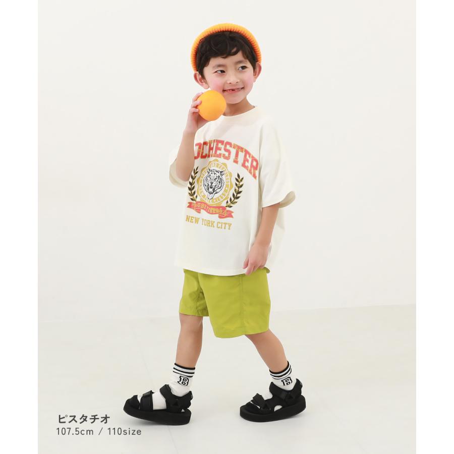 半ズボン 短パン ウエストゴム ショートパンツ ボトムス 【水はじく】撥水ナイロン ハーフパンツ(水陸両用) キッズ デビロック 26ss_水はじく 爆買 | devirock | 19