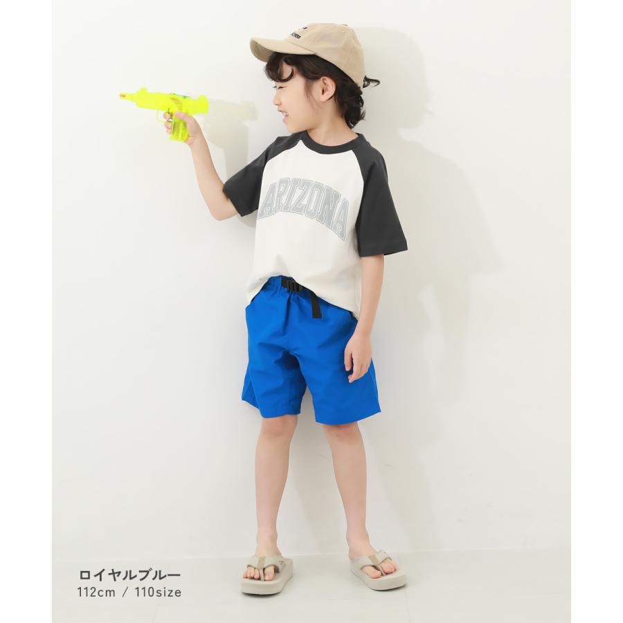 半ズボン 短パン ウエストゴム ショートパンツ ボトムス 【水はじく】撥水ナイロン ハーフパンツ(水陸両用) キッズ デビロック 26ss_水はじく 爆買 | devirock | 16