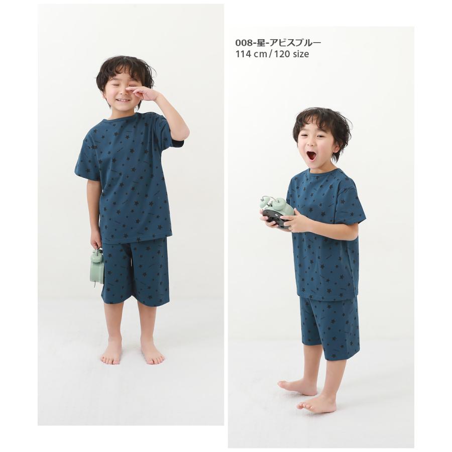パジャマ 半袖パジャマ ルームウェア 半袖ルームウェア 綿100% どっちも前 半袖パジャマ キッズ 子供服 男の子 女の子  デビロック devirock | devirock | 23