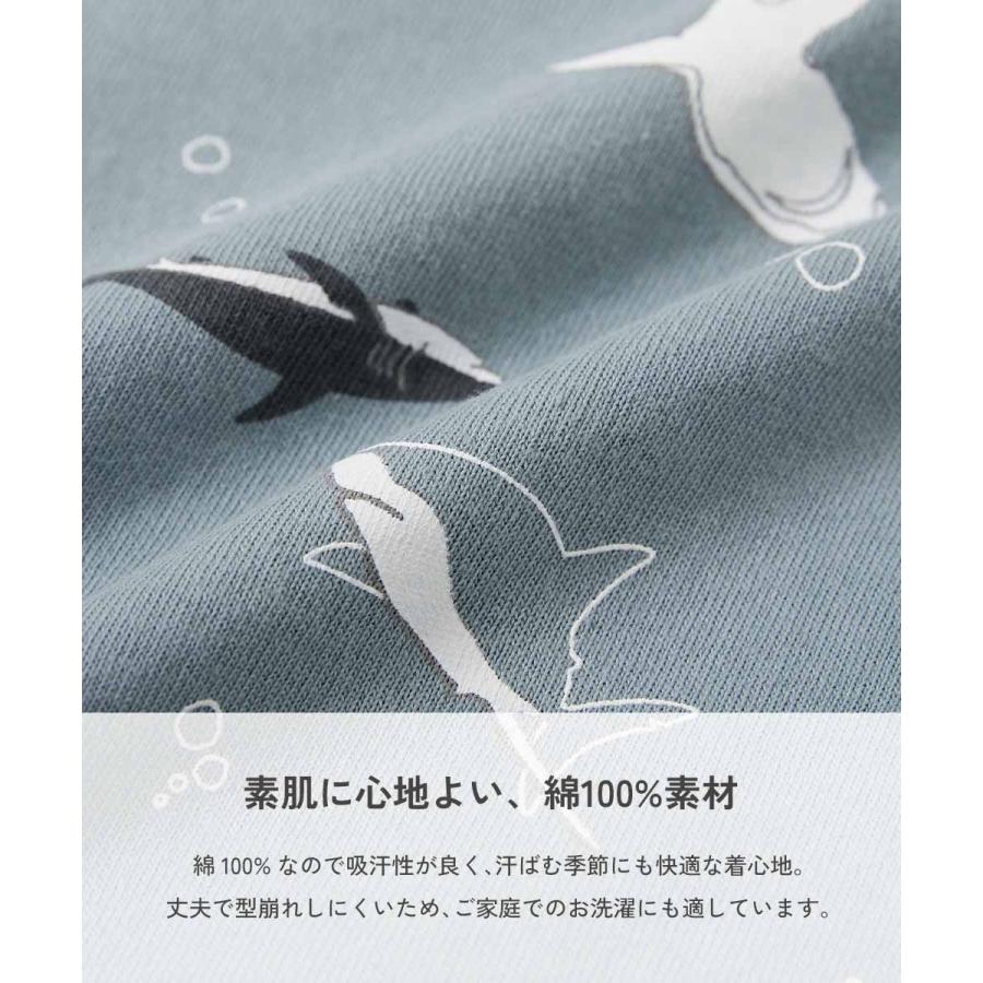 パジャマ 半袖パジャマ ルームウェア 半袖ルームウェア 綿100% どっちも前 半袖パジャマ キッズ 子供服 男の子 女の子  デビロック devirock | devirock | 11