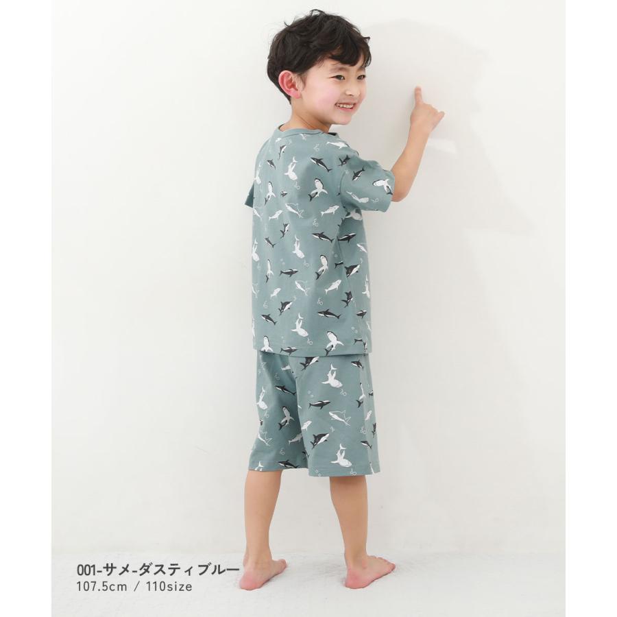 パジャマ 半袖パジャマ ルームウェア 半袖ルームウェア 綿100% どっちも前 半袖パジャマ キッズ 子供服 男の子 女の子  デビロック devirock | devirock | 12