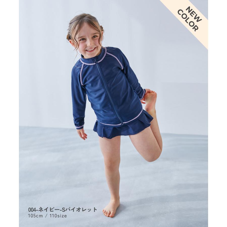 devirock（デビロック） 長袖ジップラッシュガード キッズ 子供