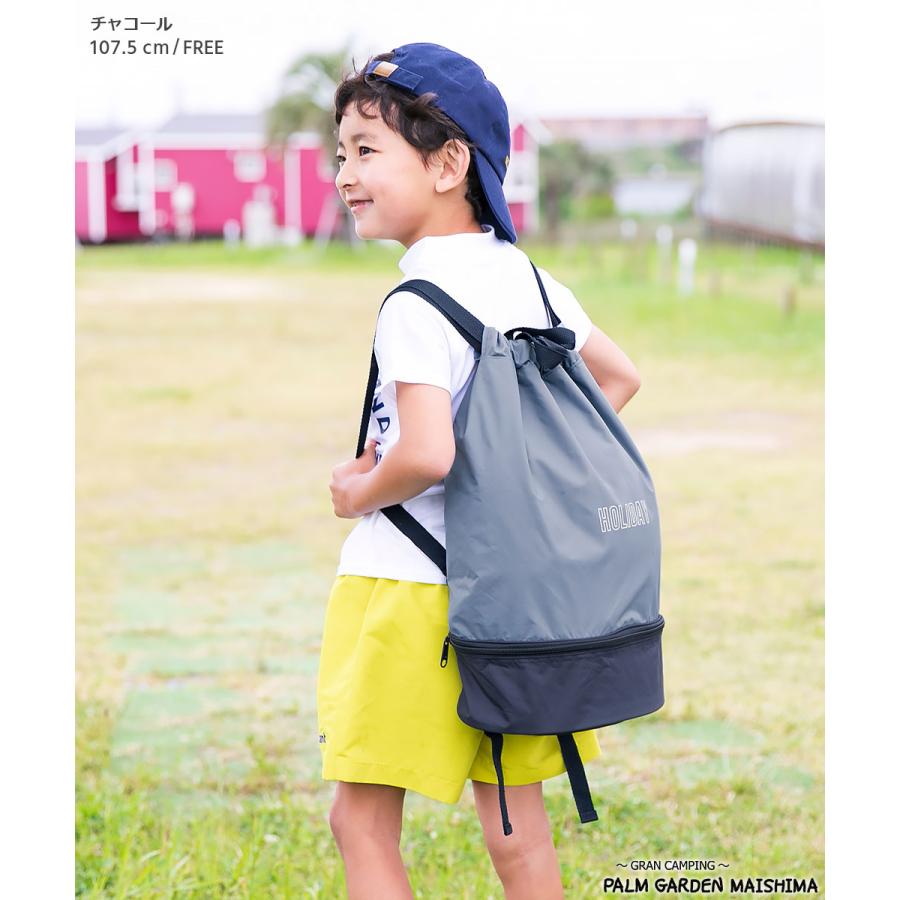 プールバッグ リュック ナップサック キッズ 子供服 男の子 女の子 水着 プールグッズ ビーチバッグ デビロック devirock | devirock | 19