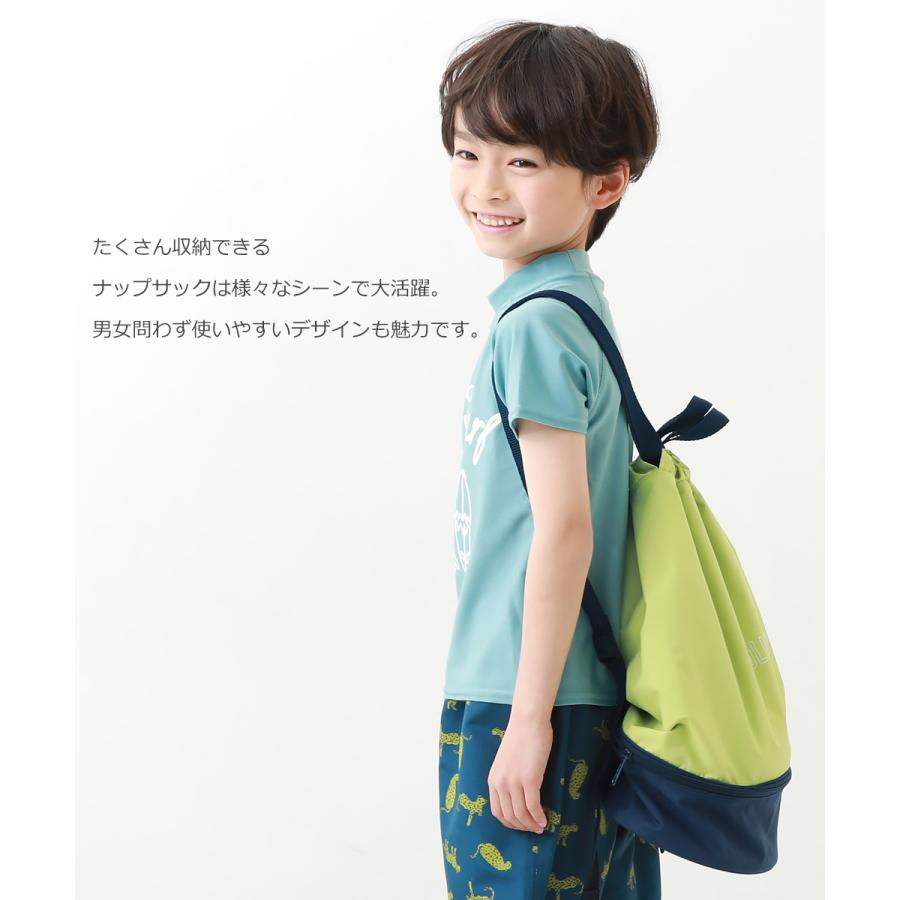プールバッグ リュック ナップサック キッズ 子供服 男の子 女の子 水着 プールグッズ ビーチバッグ デビロック devirock | devirock | 11