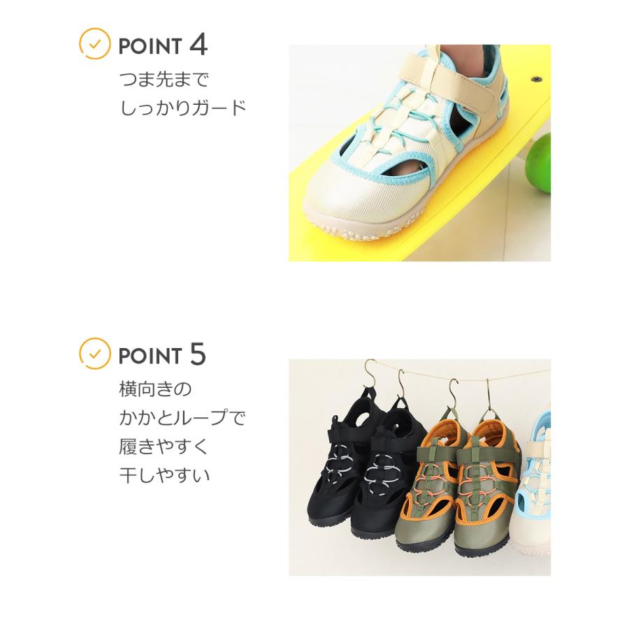 子供服 水がたまりにくい 水陸両用 アウトドアサンダルキッズ 男の子 女の子 シューズ サンダル 靴 デビロック devirock 24SS_サンダル特集 | devirock | 11