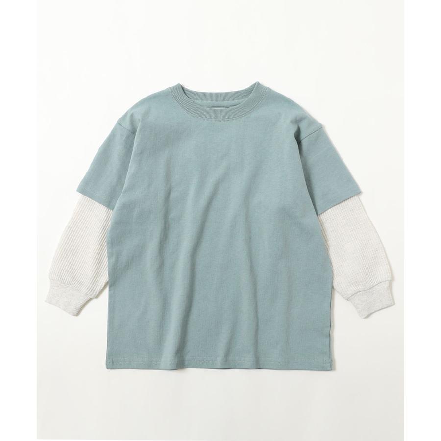 devirock（デビロック） レイヤード ロンT トップス レイヤード風 長袖