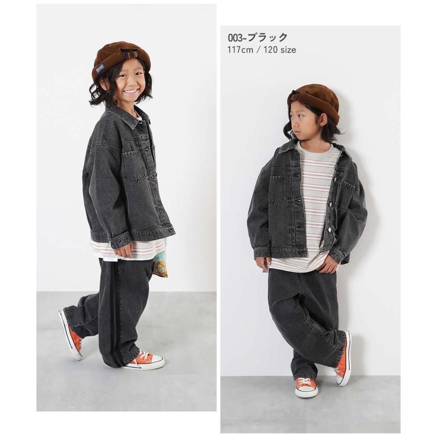 devirock（デビロック） デニムジャケット キッズ 子供服 ビッグ 