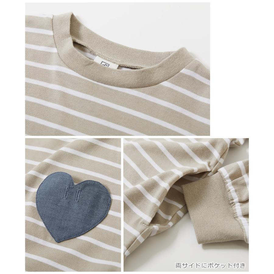 子供服 綿100% 名札穴あかない 袖リブ 長袖ワンピースキッズ 女の子 長袖ワンピース ワンピース デビロック devirock | devirock | 12