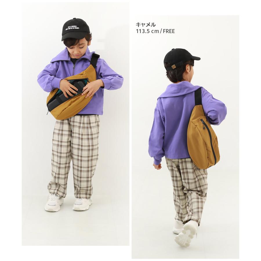 バッグ ボディバッグ キッズ 2WAY 親子で使える ゲーム機ケース固定バンド付き 配色 ショルダーバッグ 子供服 男の子 女の子 デビロック devirock | devirock | 22