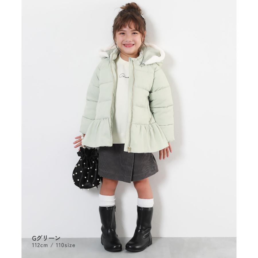ダウンジャケット コート アウター ジャケット 洗える ファイバーダウン フードが取り外せる キッズ 子供服 女の子  デビロック devirock | devirock | 20