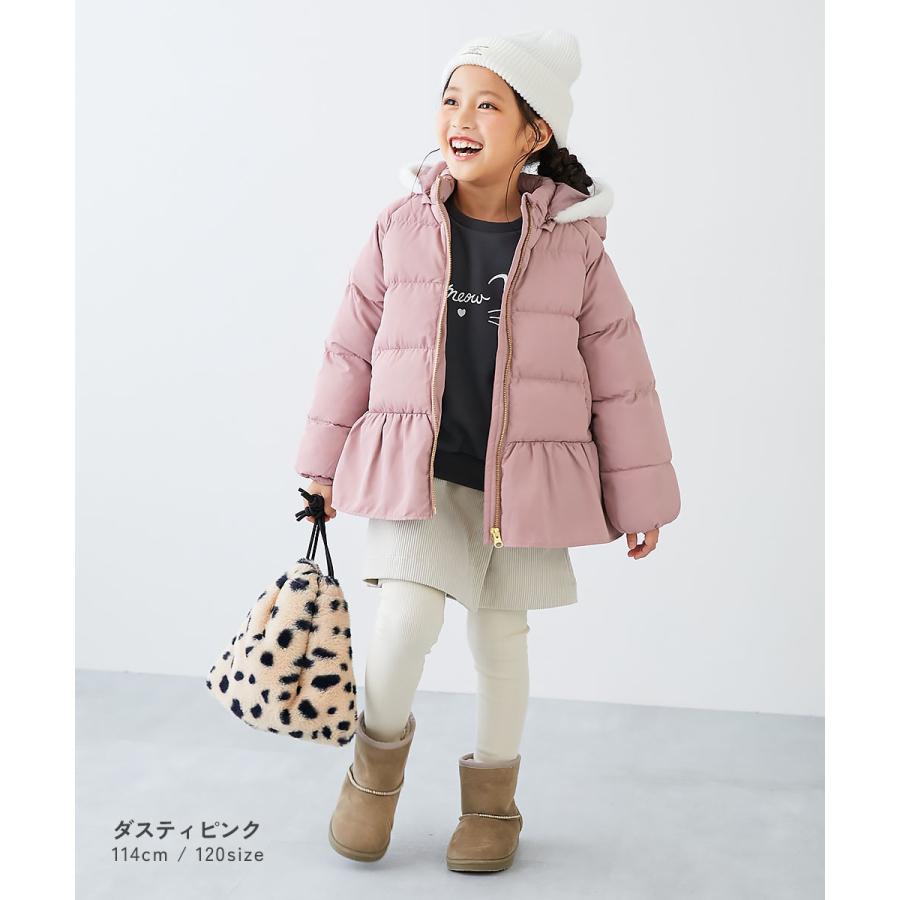 ダウンジャケット コート アウター ジャケット 洗える ファイバーダウン フードが取り外せる キッズ 子供服 女の子  デビロック devirock | devirock | 23