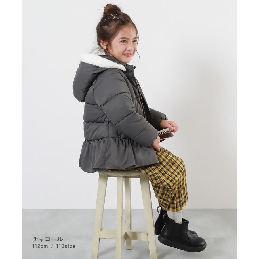 ダウンジャケット コート アウター ジャケット 洗える ファイバーダウン フードが取り外せる キッズ 子供服 女の子  デビロック devirock | devirock | 17
