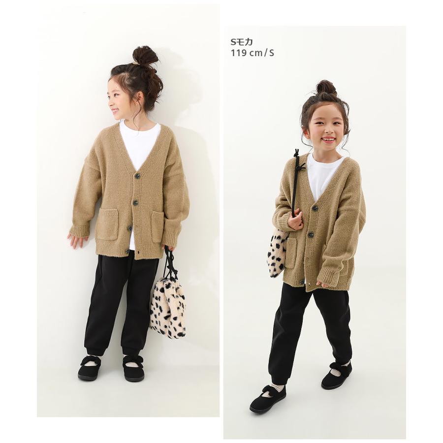 子供服 洗える ビッグシルエット ケーブル編み やわらかニットカーディガンキッズ ベビー 男の子 女の子 トップス カーディガン デビロック devirock | devirock | 16
