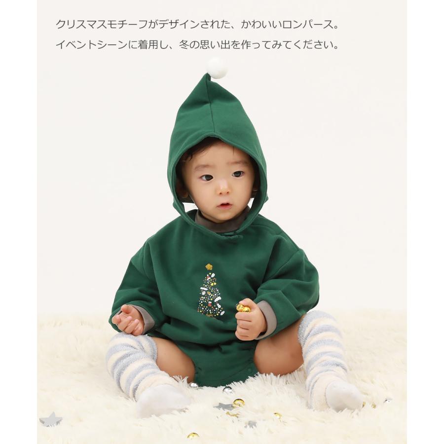 子供服 クリスマス スウェットロンパースキッズ 男の子 女の子 カバーオール ロンパース 出産祝い デビロック devirock｜devirockstore｜08