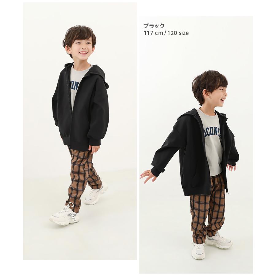 パーカー　子供服 devirock パーカー キッズ ビッグシルエット プルパーカー 防汚