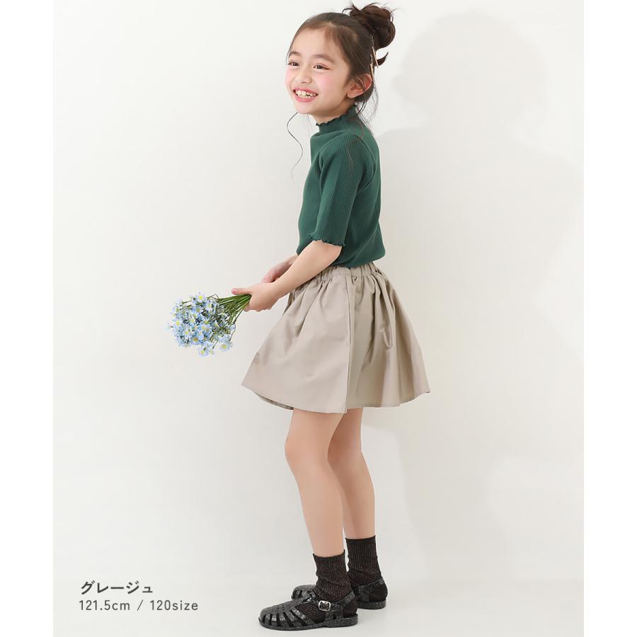 ミニスカート インナーパンツ付 ボトムス スカート スカッツ ふわっと広がる ボリュームギャザー ミニ丈スカッツ devirock 26summer_girls | devirock | 13