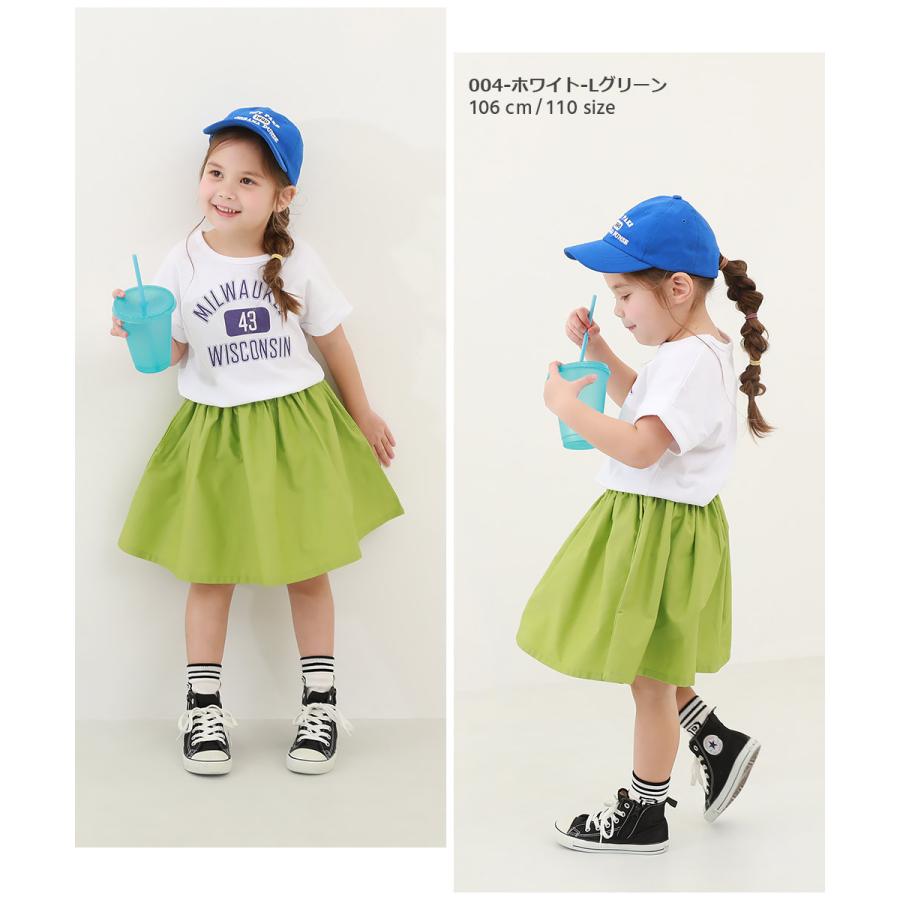 time-child.k.422です★半袖ワンピース レース襟付き 半袖ワンピース（100－130cm