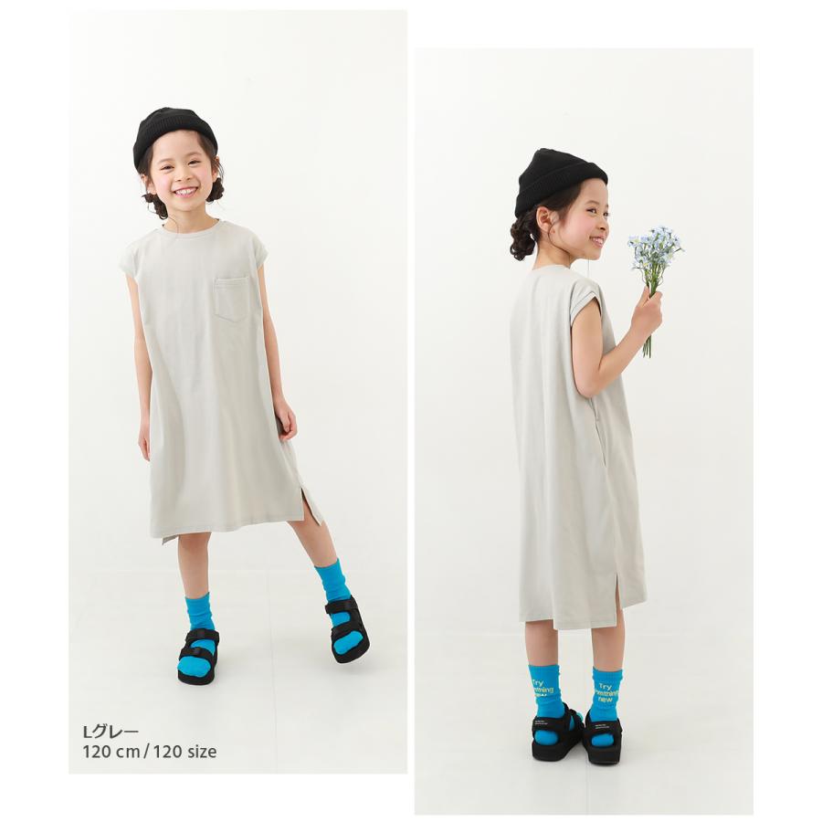 子供服 ボックスタンクワンピースキッズ 女の子 半袖ワンピース ノースリーブワンピース ワンピース デビロック devirock | devirock | 13