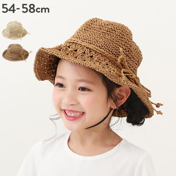 子供服 親子で使える ガールズ ペーパーハットキッズ 女の子 帽子 ハット デビロック devirock 25ss_ガールズトレンド | devirock