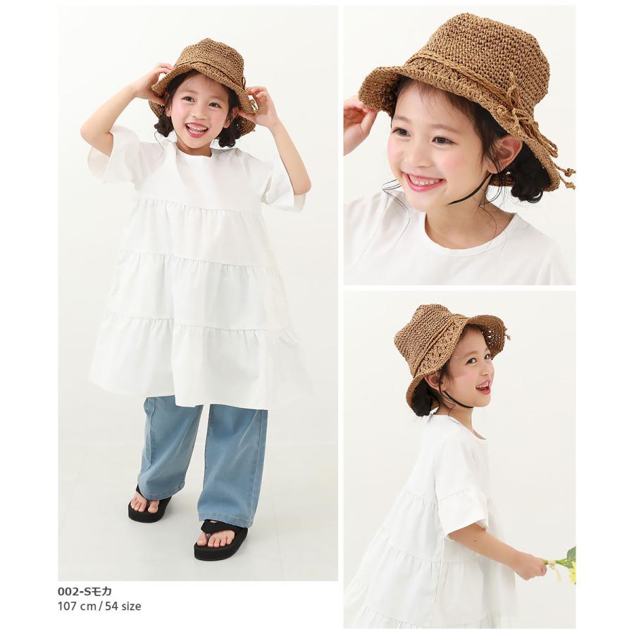子供服 親子で使える ガールズ ペーパーハットキッズ 女の子 帽子 ハット デビロック devirock 25ss_ガールズトレンド | devirock | 08