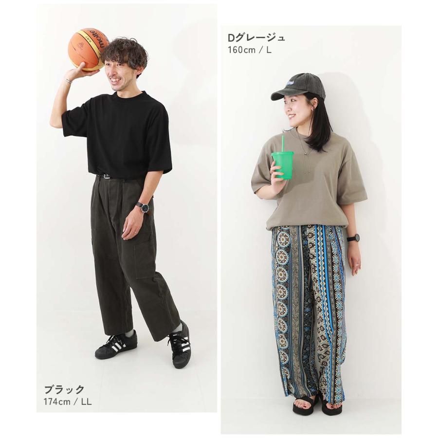 Tシャツ トップス 綿100% お洗濯してもよれにくい ビッグシルエット 大人 半袖Tシャツ キッズ 子供服 男の子 女の子  デビロック devirock | devirock | 23