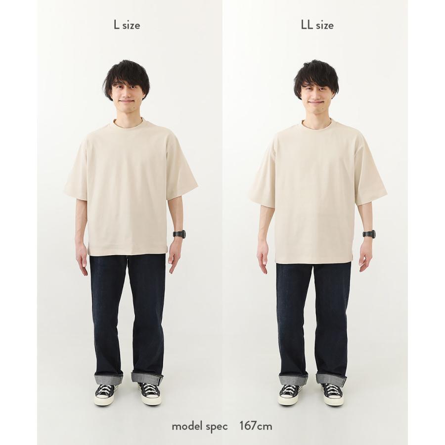 リンクコーデ 親子コーデ おそろい リンク 耐久 Tシャツ トップス 綿100% お洗濯してもよれにくい ビッグシルエット 大人 ボーダー 半袖Tシャツ devirock | devirock | 33