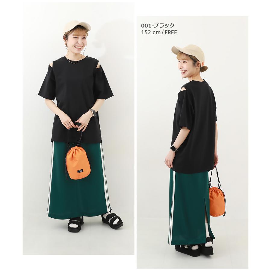 子供服 【なつこさんコラボ】防汚 大人 肩スリット 半袖Tシャツキッズ 女の子 トップス 半袖Tシャツ Tシャツ デビロック devirock | devirock | 10