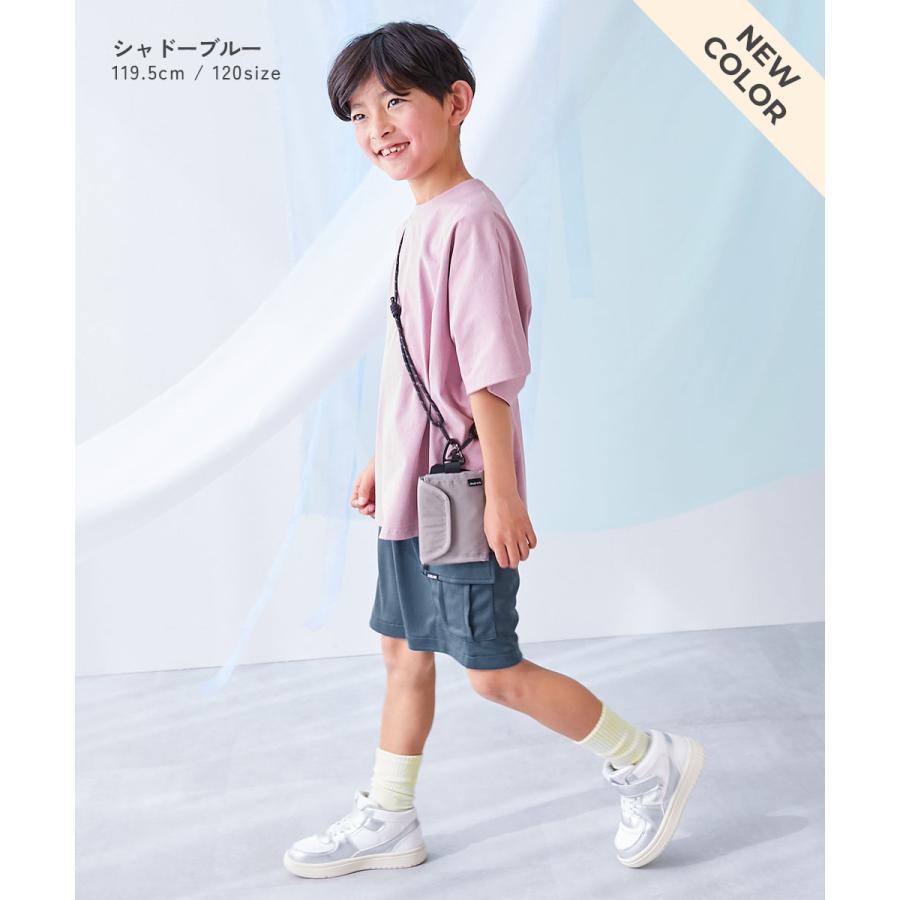 半ズボン 短パン ウエストゴム ハーフパンツ ショートパンツ ボトムス 【涼感 サラッとメッシュ】カーゴハーフパンツ キッズ 子供服 devirock heatstroke | devirock | 11
