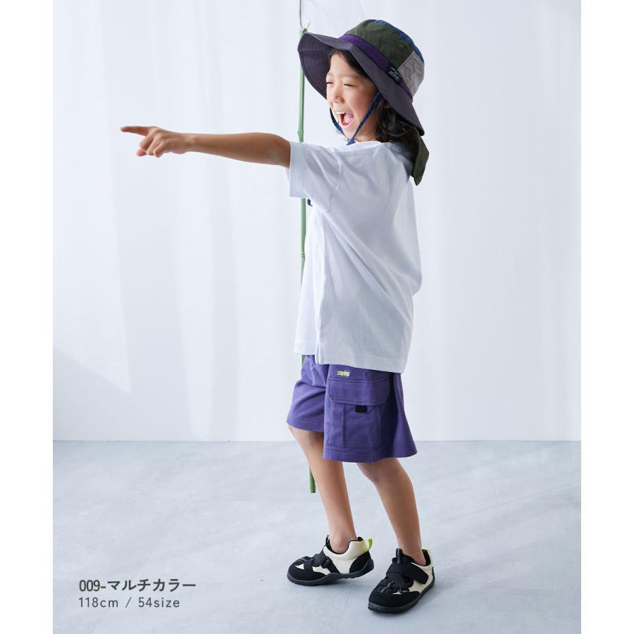 帽子 ハット UVカット 親子で使える 日よけ付き 撥水 フェスハット キッズ 子供服 男の子 女の子  デビロック devirock 25SS_UV 25ss_ガールズトレンド | devirock | 21