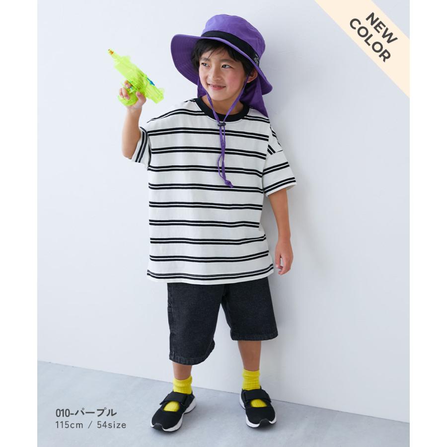 帽子 ハット UVカット 親子で使える 日よけ付き 撥水 フェスハット キッズ 子供服 男の子 女の子  デビロック devirock 25SS_UV 25ss_ガールズトレンド | devirock | 22
