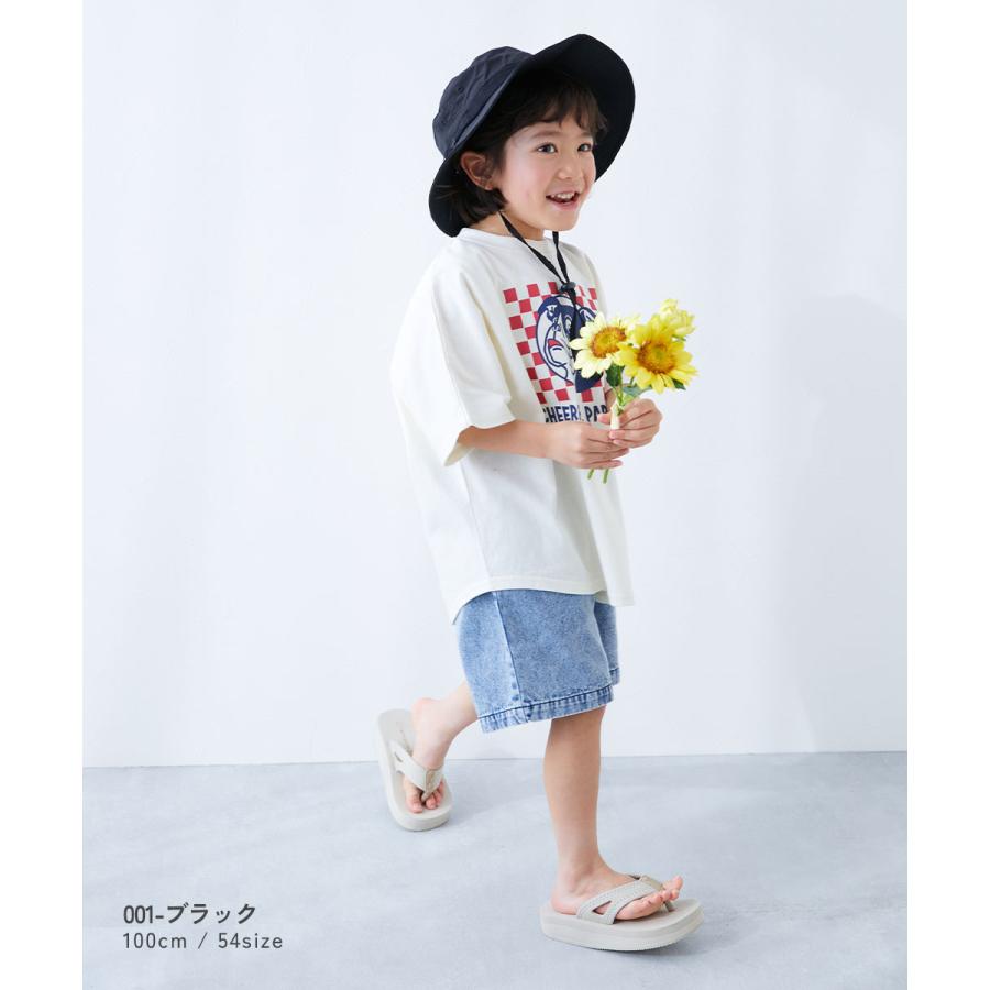 帽子 ハット UVカット 親子で使える 日よけ付き 撥水 フェスハット キッズ 子供服 男の子 女の子  デビロック devirock 25SS_UV 25ss_ガールズトレンド | devirock | 15